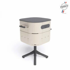 Barbecue Charbon Aluvy Marcel Basalte (pied Anthracite) + Couvercle - 12 Couleurs -Vente Napoléon barbecue charbon aluvy marcel basalte avec couvercle 13