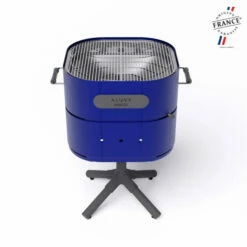 Barbecue Charbon Aluvy Marcel Basalte (pied Anthracite) + Couvercle - 12 Couleurs -Vente Napoléon barbecue charbon aluvy marcel basalte avec couvercle 17