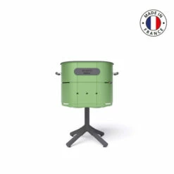 Barbecue Charbon Aluvy Marcel Basalte (pied Anthracite) + Couvercle - 12 Couleurs -Vente Napoléon barbecue charbon aluvy marcel basalte avec couvercle 5