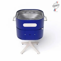 Barbecue Charbon Aluvy Marcel Originale (pied Blanc) + Couvercle - 12 Couleurs -Vente Napoléon barbecue charbon aluvy marcel original avec couvercle 17