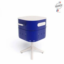 Barbecue Charbon Aluvy Marcel Originale (pied Blanc) + Couvercle - 12 Couleurs -Vente Napoléon barbecue charbon aluvy marcel original avec couvercle 18