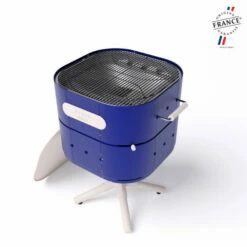 Barbecue Charbon Aluvy Marcel Originale (pied Blanc) + Couvercle - 12 Couleurs -Vente Napoléon barbecue charbon aluvy marcel original avec couvercle 19