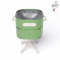 Barbecue Charbon Aluvy Marcel Originale (pied Blanc) + Couvercle - 12 Couleurs -Vente Napoléon barbecue charbon aluvy marcel original avec couvercle 7
