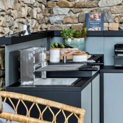 Barbecue Grilloir Encastrable Charbon Forge Adour 961.66 -Vente Napoléon barbecue charbon encastrable forge adour 96166 2