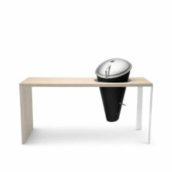 Barbecue Charbon Höfats CONE + Kit Encastrement Fonte D'aluminium