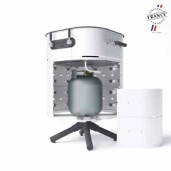 Barbecue Gaz Aluvy Lulu Basalte (pied Anthracite) + Couvercle 2 Brûleurs - 12 Couleurs -Vente Napoléon barbecue gaz aluvy lulu basalte avec couvercle 2 bruleurs 16