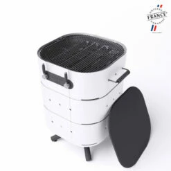 Barbecue Gaz Aluvy Lulu Basalte (pied Anthracite) + Couvercle 2 Brûleurs - 12 Couleurs -Vente Napoléon barbecue gaz aluvy lulu basalte avec couvercle 2 bruleurs 19