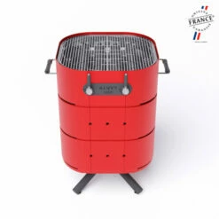 Barbecue Gaz Aluvy Lulu Basalte (pied Anthracite) + Couvercle 2 Brûleurs - 12 Couleurs -Vente Napoléon barbecue gaz aluvy lulu basalte avec couvercle 2 bruleurs 2