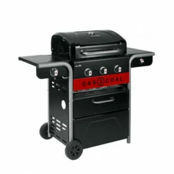 Barbecue Gaz Et Charbon Hybride Char-Broil Gas2Coal 330 2.0 3 Brûleurs + 1 Latéral -Vente Napoléon barbecue gaz charbon char broil gastocoal 330 20 2