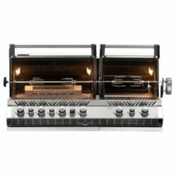 Napoleon Barbecue Gaz Encastrable Napoléon Prestige Pro 825 Inox 6 Brûleurs + 2 Rôtissoires