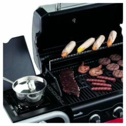Barbecue Gaz Et Charbon Hybride Char-Broil Gas2coal 440 4 Brûleurs + 1 Latéral -Vente Napoléon barbecue gaz et charbon char broil gastocoal 440 14