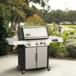 Barbecue Gaz Weber Genesis SX-325S 3 Brûleurs -Vente Napoléon barbecue gaz weber genesis sx 325s inox 3 bruleurs 14