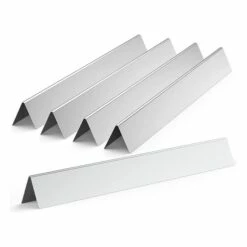 Barres Flavorizer Pour Weber Spirit (Boutons Coté) Et Genesis En Inox (Lot De 5)