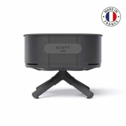 Braséro Aluvy Sam Basalte (pied Anthracite) + Grilles Et Couvercle - 12 Couleurs