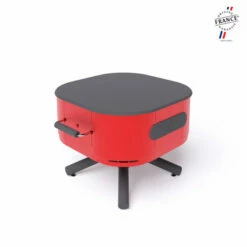 Braséro Plancha Aluvy Sam Basalte (pied Gris Anthracite) Inox Avec Couvercle -Vente Napoléon brasero aluvy sam basalte plancha inox avec couvercle 4