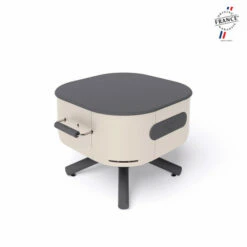 Braséro Plancha Aluvy Sam Basalte (pied Gris Anthracite) Inox Avec Couvercle -Vente Napoléon brasero aluvy sam basalte plancha inox avec couvercle 7