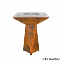 Braséro Plancha Artiss G1 Basic Corten 74 Cm Plancha Plaque Acier -Vente Napoléon brasero artiss g1 basic corten plancha acier carbone 2