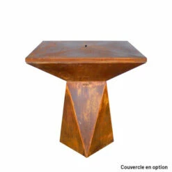 Braséro Plancha Artiss G1 Corten 90 Cm Plaque Acier -Vente Napoléon brasero artiss g1 corten plancha acier carbone 4