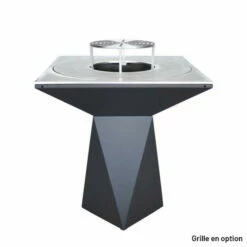 Braséro Plancha Artiss G1 Graphite 90 Cm Plaque Acier -Vente Napoléon brasero artiss g1 graphite plancha acier carbone 3