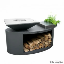 Braséro Plancha Artiss G3 Graphite 90 Cm Acier Et Tablette Granit -Vente Napoléon brasero artiss g3 graphite plancha acier carbone et tablette granite 3