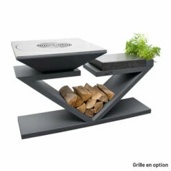 Braséro Plancha Artiss G5 Graphite 90 Cm Plaque Inox Et Tablette Granit -Vente Napoléon brasero artiss g5 graphite plancha acier inoxydable et tablette granite 6