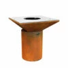 Braséro Plancha Artiss G6 Corten 90 Cm Plaque Acier -Vente Napoléon brasero artiss g6 corten plancha acier carbone