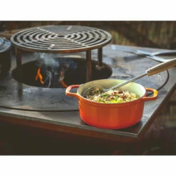 Braséro Plancha Artiss G6 Graphite 90 Cm Plaque Inox -Vente Napoléon brasero artiss g6 corten plancha acier inoxydable 9