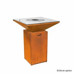 Braséro Plancha Artiss G7 Basic Corten 74 Cm Acier -Vente Napoléon brasero artiss g7 basic corten plancha acier carbone 3