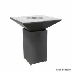 Braséro Plancha Artiss G7 Graphite 90 Cm Acier -Vente Napoléon brasero artiss g7 graphite plancha acier carbone 3