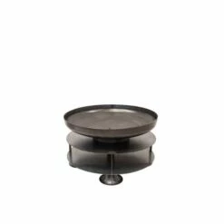 Braséro De Jardin Firepit Ring Of Logs Avec 4 Grilles Ø120 X H70 Cm