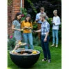 Braséro De Jardin Barbecue Plancha Boule Black Ø100 X H50 Cm -Vente Napoléon brasero boule black diam 100 grilleplancha