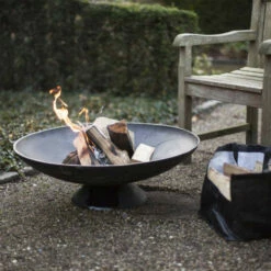 ESSCHERT DESIGN Braséro De Jardin Ø80 X H26 Cm Fonte + 1/2 Grille Bbq -Vente Napoléon brasero de jardin o80 x h26 cm fonte 12 grille bbq 2