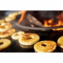 Braséro Plancha OFYR Island 85 Black Billot Teck -Vente Napoléon brasero ofyr island black 85 bois de teck plancha 1