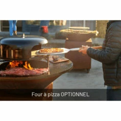 Braséro Plancha OFYR Classic 100 Acier Corten -Vente Napoléon brasero plancha ofyr classic 100 100 15