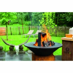 Braséro Plancha OFYR Classic 100 Acier Corten -Vente Napoléon brasero plancha ofyr classic 100 100 2