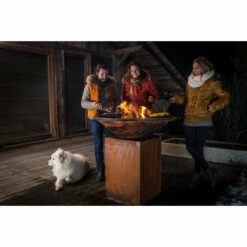 Braséro Plancha OFYR Classic 100 Acier Corten -Vente Napoléon brasero plancha ofyr classic 100 100 6