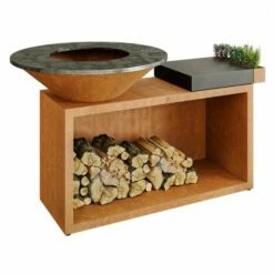 Braséro Plancha OFYR Island 100 Acier Corten Billot Céramique 9 Braséro Plancha OFYR Island 100 Acier Corten Billot Céramique -Vente Napoléon brasero plancha ofyr island 100 ceramique 3