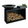 Braséro Plancha OFYR Island 85 Black Billot Céramique -Vente Napoléon brasero plancha ofyr island black 85 ceramique anthracite