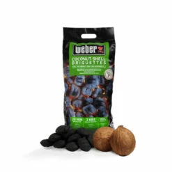 Briquettes De Coco Weber 8 Kg -Vente Napoléon briquettes de coco weber 8 kg 3