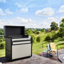 Couvercle Plancha Sur Chariot Forge Adour Premium 75 Acier