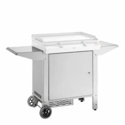 Chariot Sur Mesure Fermé Plancha Planet 55 Inox -Vente Napoléon chariot ferme inox pour plancha planet 55 2