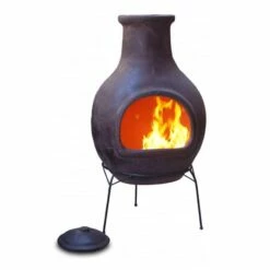 Cheminée Mexicaine Extérieure Jumbo Brun 113 Cm