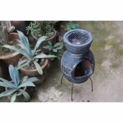 Cheminée Mexicaine Sur Base Avec Grille Inox Mexico Trade Center Jumbo 113 Cm Brun -Vente Napoléon cheminee mexicaine jumbo brun 113cm sur base avec grille inox 6