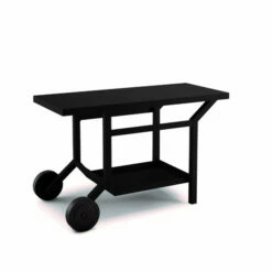 Desserte Universelle Plancha 3-4 Feux Acier Noir Forge Adour -Vente Napoléon desserte en acier noir pour plancha forge adour 3