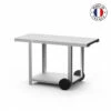 Desserte Universelle Plancha 3 Feux Le Marquier Vintage Pure XL Inox -Vente Napoléon desserte plancha le marquier vintage pure inox xl