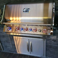 Napoleon Barbecue Gaz Encastrable Napoléon Prestige Pro 665 Inox 5 Brûleurs + 1 Rôtissoire -Vente Napoléon encastrable napoleon infrarouge inox pro 665 3