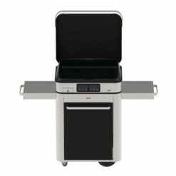 Ensemble Plancha électrique Eno Enosign 65 Inox Et Noir Sur Chariot + Capot