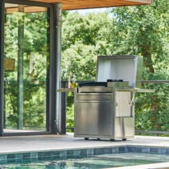 Ensemble Plancha électrique Fonte Forge Adour Premium E60 Inox Sur Chariot + Capot -Vente Napoléon ensemble plancha electrique fonte forge adour premium 60 inox sur chariot capot 2