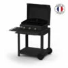 Ensemble Plancha Gaz Le Marquier Amalia 375 Acier Noir Avec Capot Sur Desserte En Acier Noir -Vente Napoléon ensemble plancha gaz le marquier amalia 375 acier noir avec capot sur desserte en acier noir le marquier