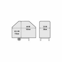Housse Broil King Premium Baron 5 Brûleurs / Crown 4 Brûleurs -Vente Napoléon housse premium broilking pour baron 5 bruleurs et crown 4 bruleurs 3